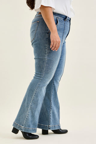 Charlotte Dusty Day Trouser Flare - PLUS