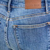 Amber Mid Rise Vintage Wash Non-Distressed Boyfriend