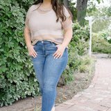 Amber Mid Rise Vintage Wash Non-Distressed Boyfriend - PLUS
