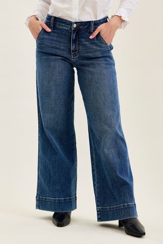 Lux Retro Wide Trouser (Petite)