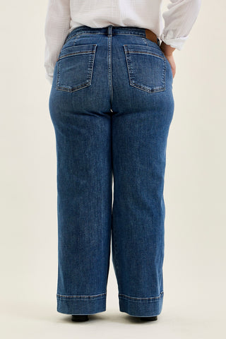 Lux Retro Wide Trouser (Petite) - PLUS