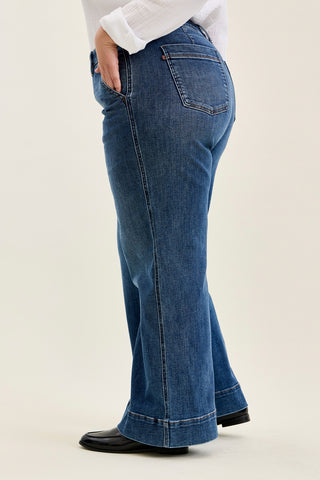 Lux Retro Wide Trouser (Petite) - PLUS
