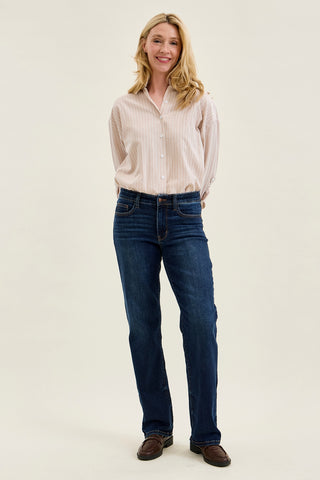 Kimberly Multi Inseam Straight Fit Jeans (Standard)