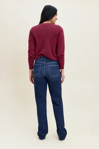 Kimberly Multi Inseam Straight Fit Jeans (Long)
