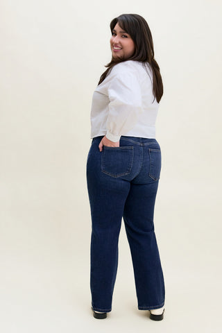 Kimberly Multi Inseam Straight Fit Jeans (Short) - PLUS