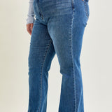 Daisy Bootcut with Double-Button Waist and Frayed Hem - PLUS