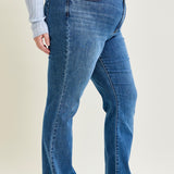 Daisy Bootcut with Double-Button Waist and Frayed Hem - PLUS