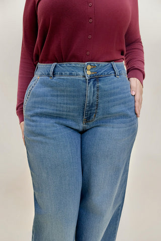 Angelina Tailored Column Trouser (Short inseam) - PLUS