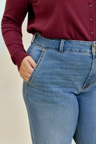 Angelina Tailored Column Trouser (Short inseam) - PLUS