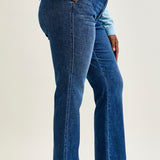 Kathy Mid Rise Bootcut Trousers with TC & Welt Pockets - PLUS