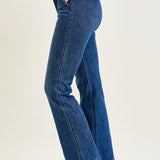 Kathy Mid Rise Bootcut Trousers with TC & Welt Pockets