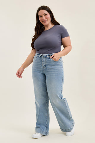 Lux Retro Wide With Fold-Over Waistband - PLUS