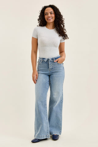 Lux Retro Wide With Fold-Over Waistband