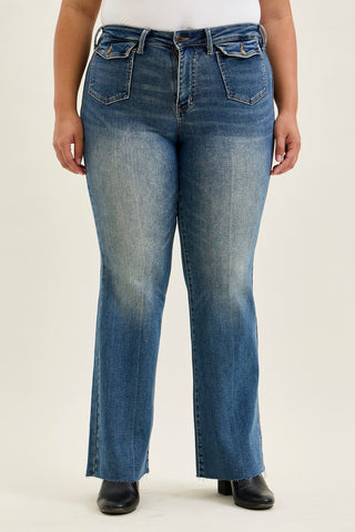 Charlotte Flare With Front Flap Pockets - PLUS