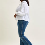 Caroline Mid Rise Vintage Wash Rugged Bootcut - PLUS