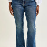 Caroline Mid Rise Vintage Wash Rugged Bootcut - PLUS