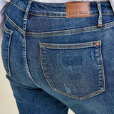 Caroline Mid Rise Vintage Wash Rugged Bootcut - PLUS