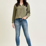 Chase High Rise Raw Hem Relaxed Fit