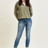 Chase High Rise Raw Hem Relaxed Fit