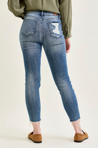 Chase High Rise Raw Hem Relaxed Fit