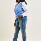 Chase High Rise Raw Hem Relaxed Fit - PLUS