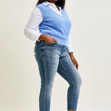 Chase High Rise Raw Hem Relaxed Fit - PLUS