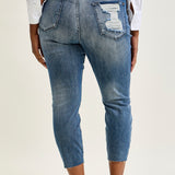 Chase High Rise Raw Hem Relaxed Fit - PLUS