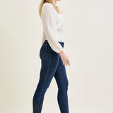 Sarah High Rise Skinny With Western Embroidery Detail