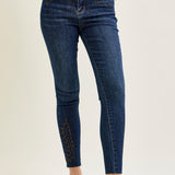 Sarah High Rise Skinny With Western Embroidery Detail