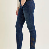 Sarah High Rise Skinny With Western Embroidery Detail