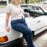 Daisy High Rise Tummy Control Classic Straight Jeans - PLUS