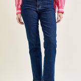 Daisy High Rise Tummy Control Classic Straight Jeans