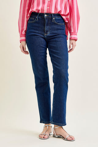 Daisy High Rise Tummy Control Classic Straight Jeans