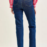 Daisy High Rise Tummy Control Classic Straight Jeans