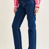 Daisy High Rise Tummy Control Classic Straight Jeans