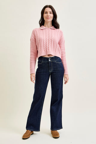 Eliana Rinse Geometric Wide Leg