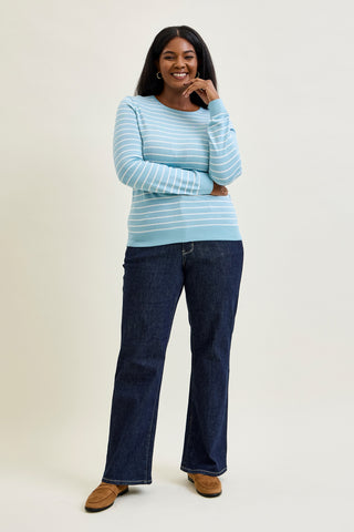 Eliana Rinse Geometric Wide Leg - PLUS