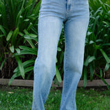 Allison High Rise Front Yoke Retro Wide Leg Jeans
