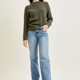 Allison High Rise Front Yoke Retro Wide Leg Jeans