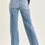 Allison High Rise Front Yoke Retro Wide Leg Jeans