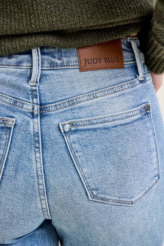 Allison High Rise Front Yoke Retro Wide Leg Jeans