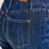 Hailey High Rise Pull On Double Cuffed Slim Jeans