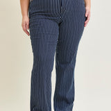 Vetti High Rise Tummy Control Striped Straight Fit - PLUS