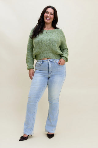 Daisy Tummy Control Bootcut Jeans (Long) - PLUS