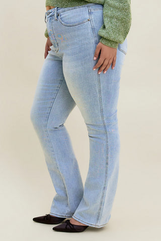 Daisy Tummy Control Bootcut Jeans (Long) - PLUS