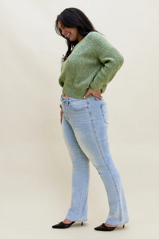 Daisy Tummy Control Bootcut Jeans (Long) - PLUS