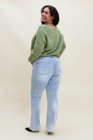 Daisy Tummy Control Bootcut Jeans (Long) - PLUS