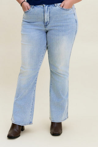 Daisy Tummy Control Bootcut Jeans (Short) - PLUS