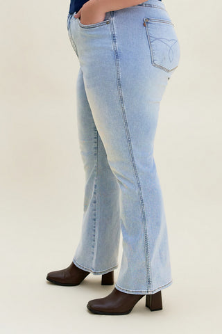 Daisy Tummy Control Bootcut Jeans (Short) - PLUS