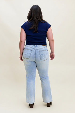 Daisy Tummy Control Bootcut Jeans (Short) - PLUS